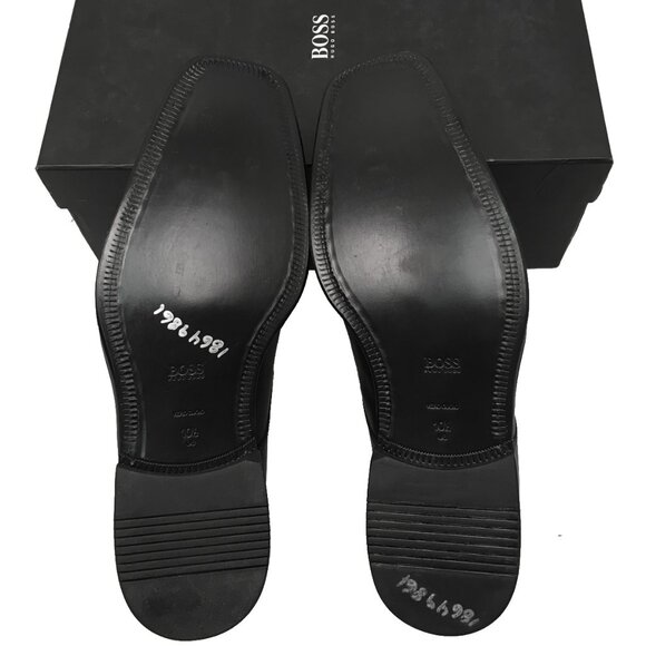 NEW IN BOX Boss Hugo Boss Signature Dress Shoes! Brown  Square Toe  Fine Leather main image 5